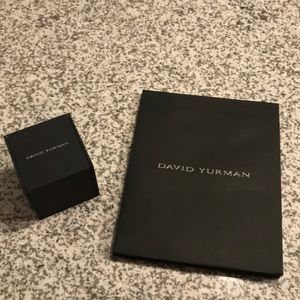 David Yurman box and gift bag - new